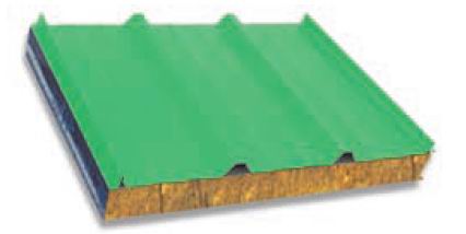岩棉夹芯板屋面板-夹芯板